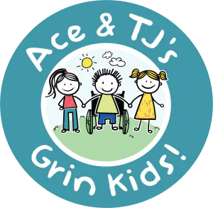 Ace and TJ's Grin Kids logo, Summit Family Dentistry, Denver, North Carolina