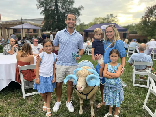 Dr. Andy Pernell and his family in Denver, NC