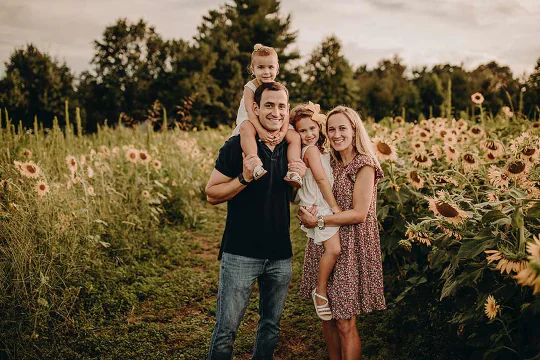 Dr. Andy Pernell and his family in Denver, NC